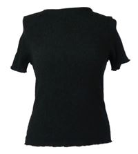 Dámské černé strukturované tričko Vero Moda 