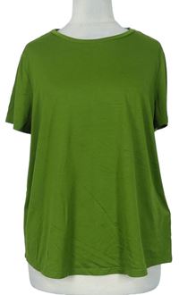 Dámske zelené voľné é tričko M&S