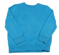 Azurová mikina s dinem C&A