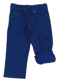 Modré zateplené rifle Tchibo