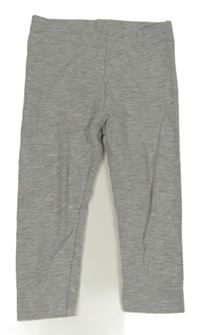 Sivé melírované legíny C&A