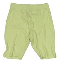 Limetkové capri legíny