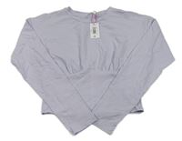 Lila crop triko Candy vel.176
