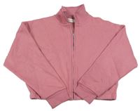 Ružová prepínaci crop mikina Reserved