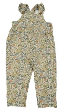 Béžové květované laclové tepláky Next