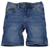 Modré rifľové skinny kraťasy Denim Co.