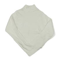 Bílé žebrované crop triko s rolákem Matalan