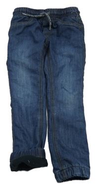 Tmavomodré podšité rifle C&A