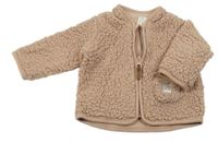 Starorůžová huňatá podšitá mikina H&M