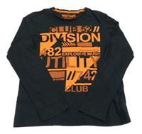 Čierne tričko s nápisom C&A