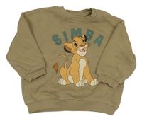 Béžová mikina so Simbou H&M