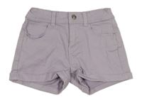 Levandulové rifľové kraťasy Kiabi