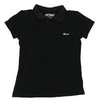 Čierne polo tričko Mornio