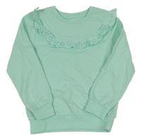 Mátová mikina s volánikmi V by Very