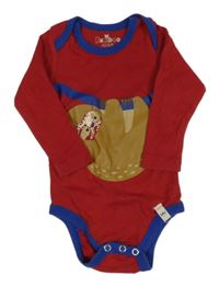 Červeno-tmavomodré body s lenochodem Kuniboo