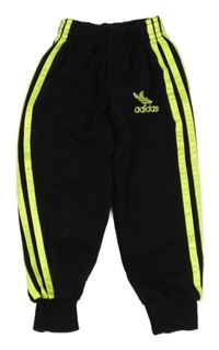 Černé tepláky s logem Adidas