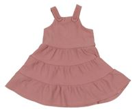 Staroružové rebrované šaty Nutmeg