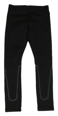 Čierne thermo legíny s logom KIPSTA