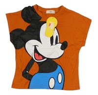 Červené tričko s Mickeym