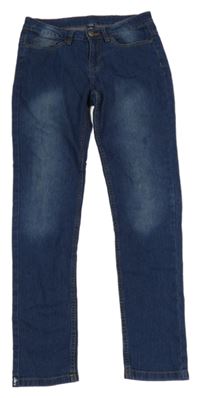 Tmavomodré skinny rifle X-Mail