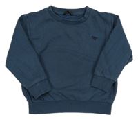 Tmavomodrá mikina s výšivkou Next