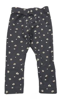 Antracitové vzorované legíny George