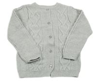 Nové - Sivý trblietavý prepínaci sveter Dunnes