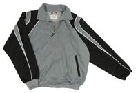 Sivo-čierna prepínaci mikina