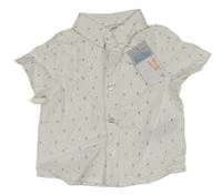 Nové - Bílá vzorovaná košile Primark