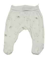 Bílé polodupky se slony C&A