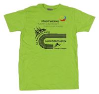 Zelené tričko s potlačou