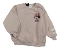 Starorůžová mikina s Minnie Zara