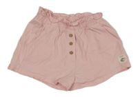 Růžové kraťasy s knoflíky Zara