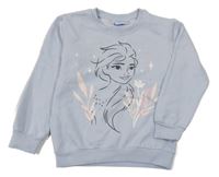 Svetlomodrá mikina s Elsou Disney