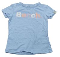 Svetlomodré tričko s logom Bench