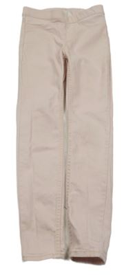 Svetloružové džegíny H&M