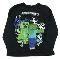 Černé triko s Minecraft George