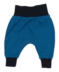 Modro-tmavomodré lehké tepláky 