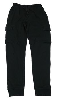 Čierne tepláky s vreckami Next