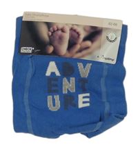 Nové - modré punčocháče s nápisem Impidimpi