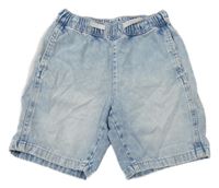 Světlemodré riflové kraťasy H&M
