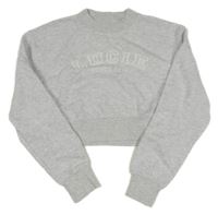 Sivá melírovaná crop mikina s nápisom Primark