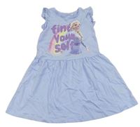 Svetlomodré šaty s Elsou H&M