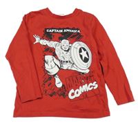 Červené triko s Kapitánem Amerikou George