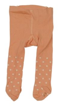 Marhuľové bodkovaná é pančuchy s líškou Lily & Dan