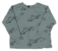 Šedomodré tričko s autami George