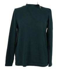 Nové - Dámske tmavozelené úpletové tričko Noisy May