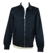 Pánský tmavomodrý plátěný bomber Cedarwood state 