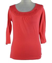 Dámské tmavorůžové triko s. Oliver 