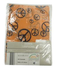 Nové - Dámská oranžová límcová šála se znaky Blue Motion 